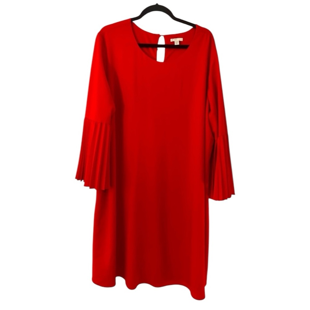 Plus Size NWOT Red Shift Cato Occasion Dress Accordion sleeves Size 22/24 W